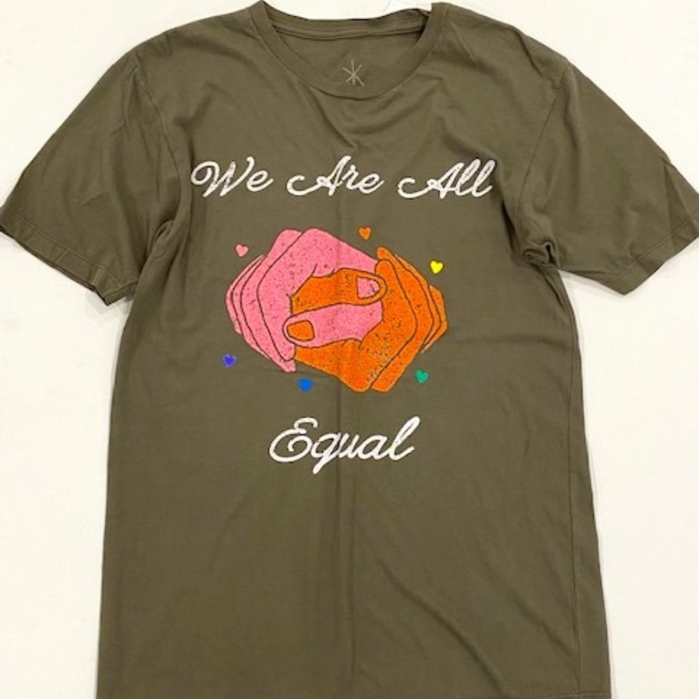 Life Clothing Co. We  are Equal Print Tee